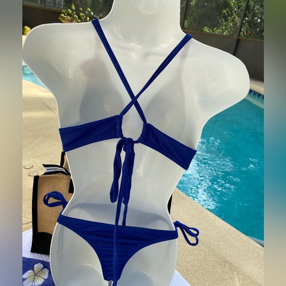 Blue bikini set. Imported. Made in Colombia - NEW with tags - Picture 7 of 13